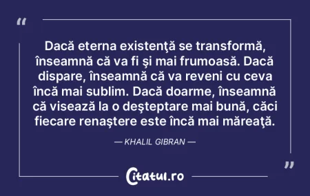 Dacă eterna existenţă se transformă,... Dacă eterna existenţă se transformă,...