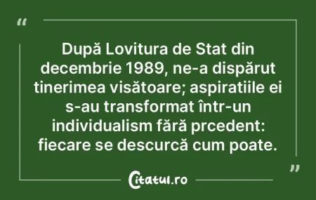 După Lovitura de Stat din decembrie 198...