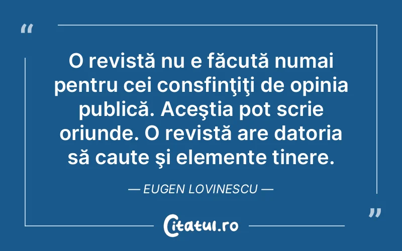 Citat Eugen Lovinescu - citate motivationale