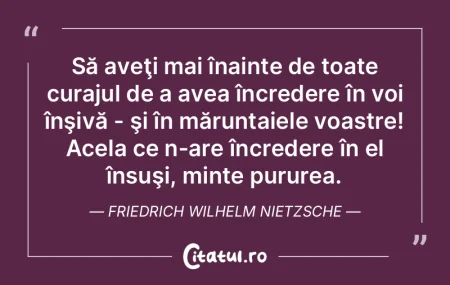 Să aveţi mai înainte de toate curajul... Să aveţi mai înainte de toate curajul...