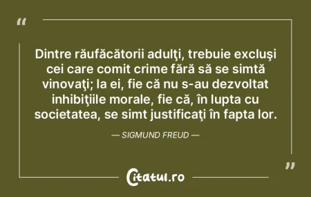 Dintre răufăcătorii adulţi, trebuie ... Dintre răufăcătorii adulţi, trebuie ...