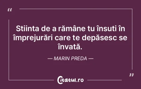 Știința de a rămâne tu însuți în ... Știința de a rămâne tu însuți în ...