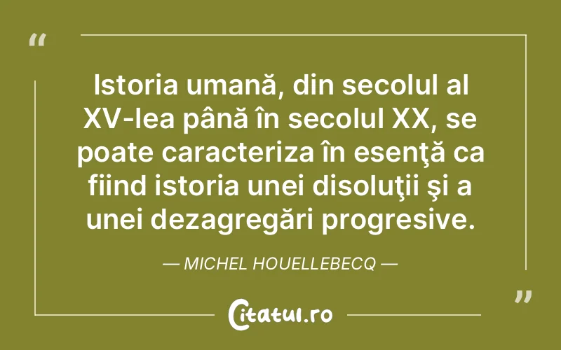 Citat Michel Houellebecq - citate motivationale
