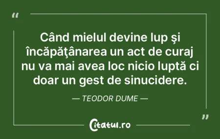 Când mielul devine lup ÅŸi încăpăţÃ... Când mielul devine lup ÅŸi încăpăţÃ...