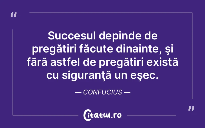 Citat Confucius - citate motivationale