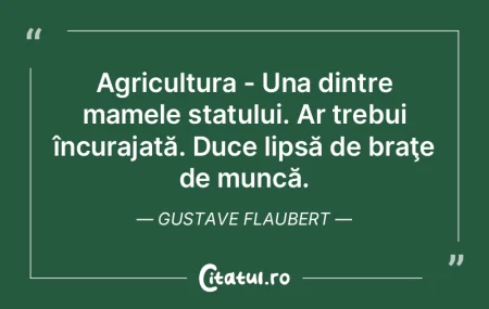 Agricultura - Una dintre mamele statului... Agricultura - Una dintre mamele statului...