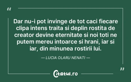 Dar nu-i pot invinge de tot caci fiecare... Dar nu-i pot invinge de tot caci fiecare...