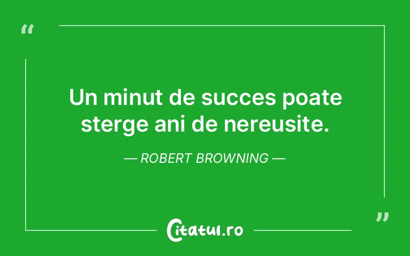 Citat Robert Browning - citate motivationale