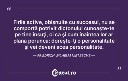 Firile active, obiÅŸnuite cu succesul, n... Firile active, obiÅŸnuite cu succesul, n...
