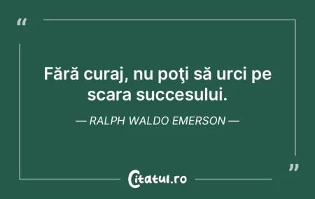 Fără curaj, nu poţi să urci pe scara... Fără curaj, nu poţi să urci pe scara...