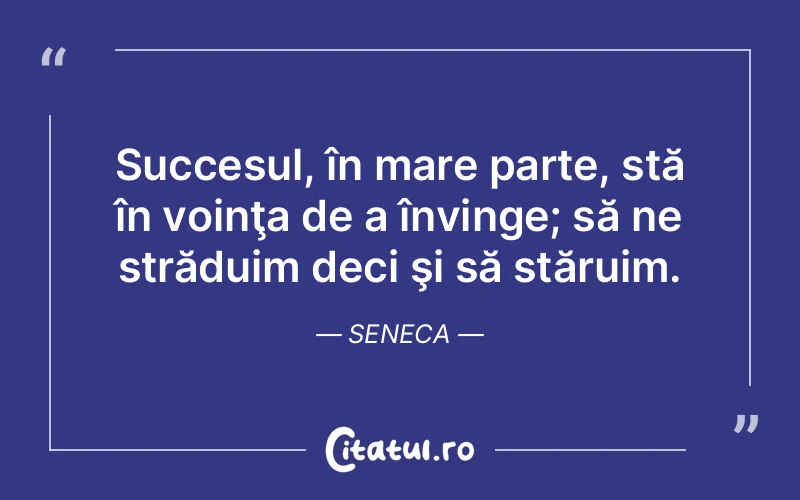 Citat Seneca - citate motivationale