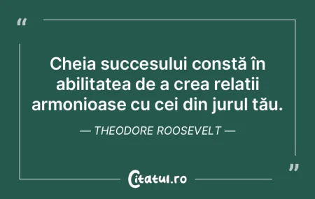 Cheia succesului constă în abilitatea ... Cheia succesului constă în abilitatea ...