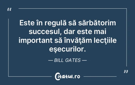 Este în regulă să sărbătorim succes...