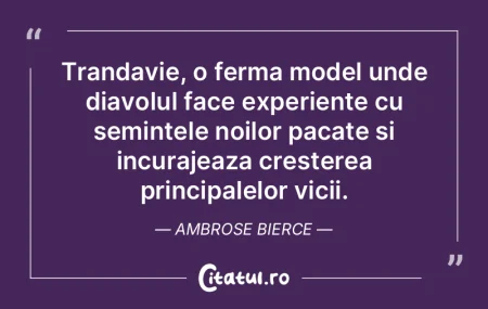 Trandavie, o ferma model unde diavolul f... Trandavie, o ferma model unde diavolul f...