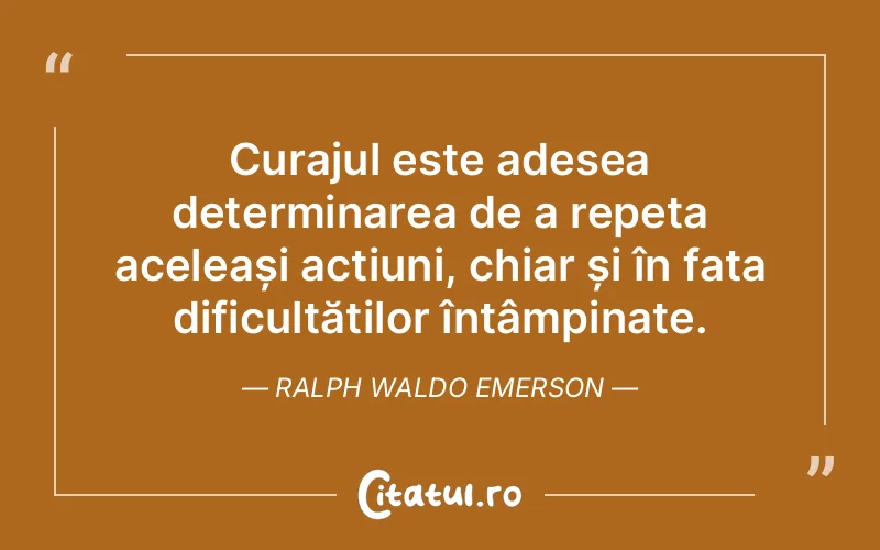 Citat Ralph Waldo Emerson - citate motivationale