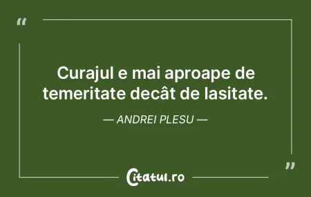 Curajul e mai aproape de temeritate decÃ... Curajul e mai aproape de temeritate decÃ...