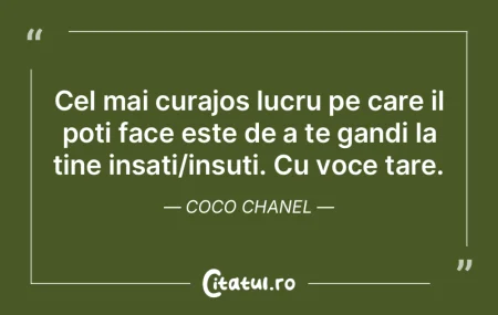 Cel mai curajos lucru pe care il poti fa... Cel mai curajos lucru pe care il poti fa...