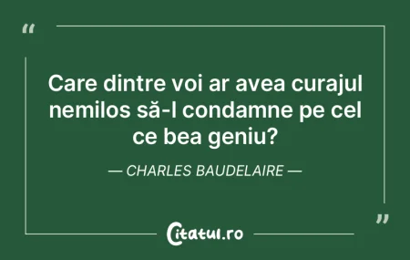 Care dintre voi ar avea curajul nemilos ... Care dintre voi ar avea curajul nemilos ...