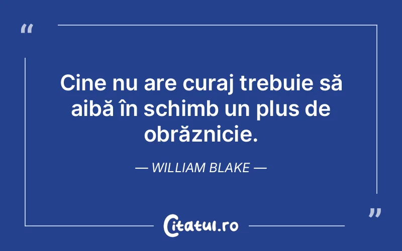 Citat William Blake - citate motivationale