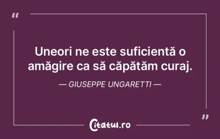 Uneori ne este suficientă o amăgire ca... Uneori ne este suficientă o amăgire ca...