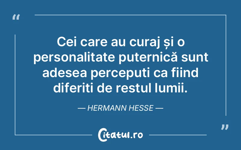 Citat Hermann Hesse - citate motivationale