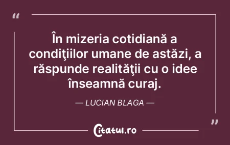 În mizeria cotidiană a condiţiilor um... În mizeria cotidiană a condiţiilor um...