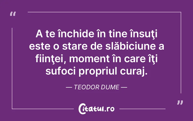 Citat Teodor Dume - citate motivationale
