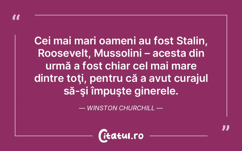 Citat Winston Churchill - citate motivationale