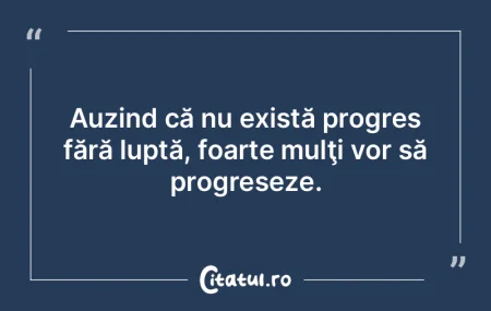 Auzind că nu există progres fără lup... Auzind că nu există progres fără lup...