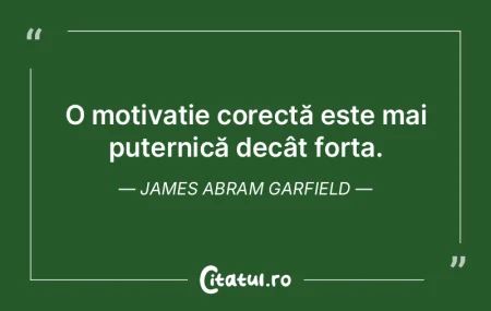 O motivaÈ›ie corectă este mai puternicÄ... O motivaÈ›ie corectă este mai puternicÄ...