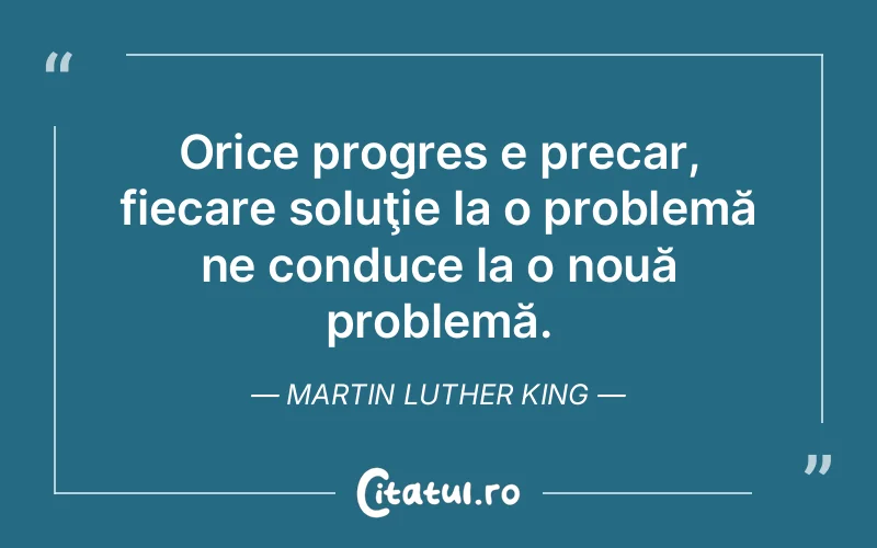 Citat Martin Luther King - citate motivationale