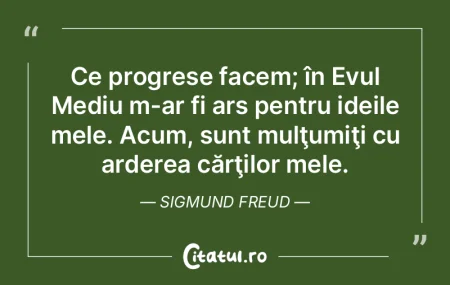 Ce progrese facem; în Evul Mediu m-ar f... Ce progrese facem; în Evul Mediu m-ar f...