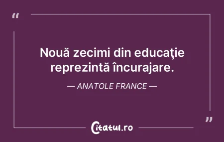 Nouă zecimi din educaÅ£ie reprezintă Ã... Nouă zecimi din educaÅ£ie reprezintă Ã...