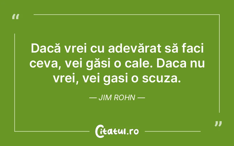 Citat Jim Rohn - citate motivationale