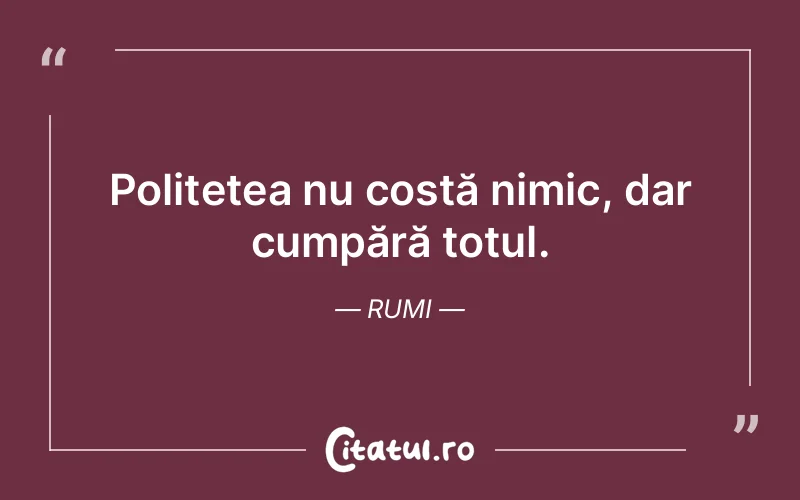 Citat Rumi - citate motivationale