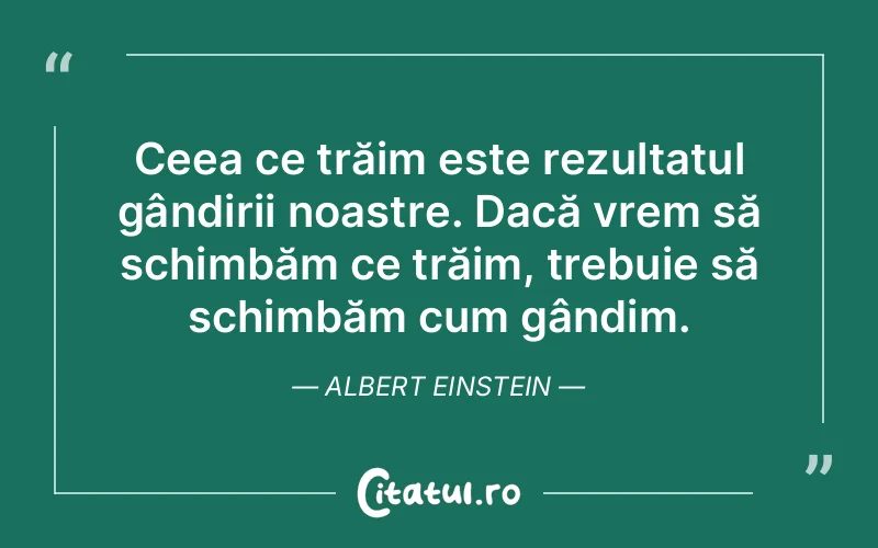 Citat Albert Einstein - citate motivationale