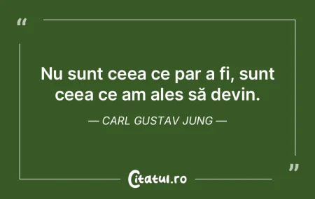 Nu sunt ceea ce par a fi, sunt ceea ce a...