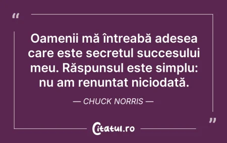 Citeste si: Oamenii mă întreabă adesea care este sec...