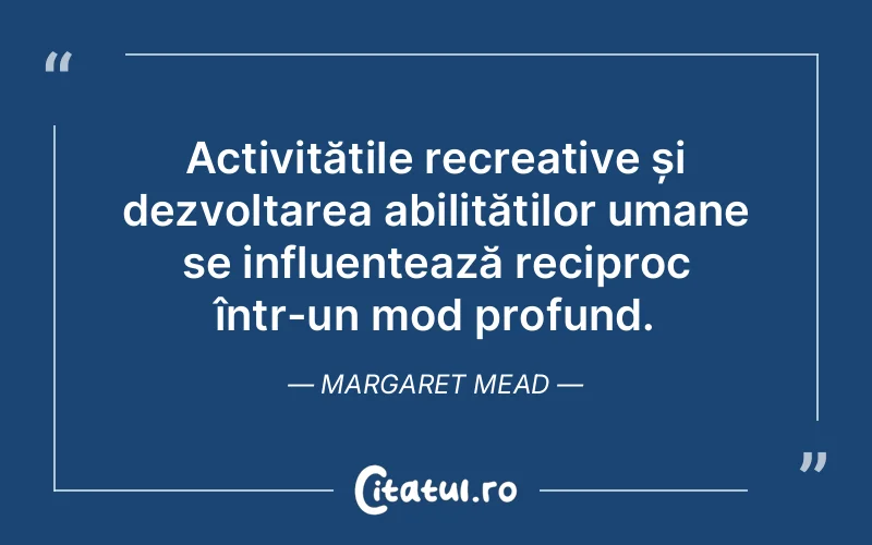 Citat Margaret Mead - citate oameni