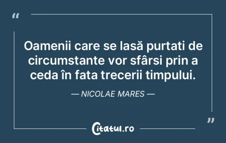 Oamenii și-au dat seama că timpul trec...