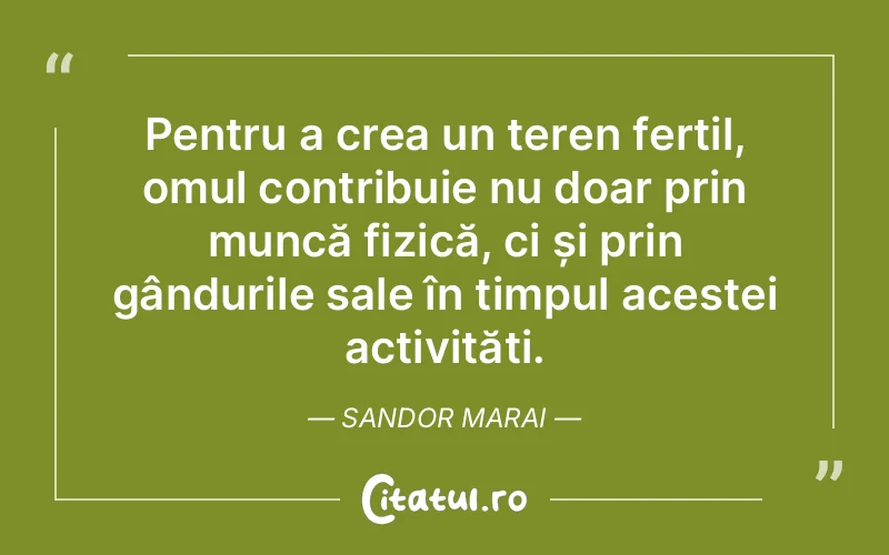 Citat Sandor Marai - citate oameni