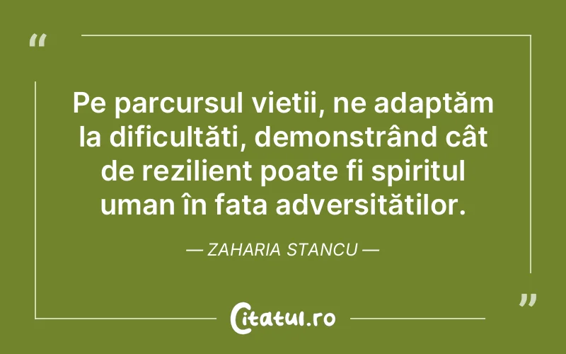 Citat Zaharia Stancu - citate oameni