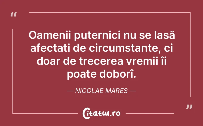 Citat Nicolae Mares - citate oameni