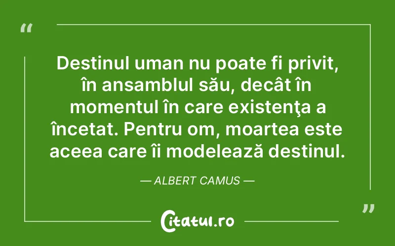 Citat Albert Camus - citate oameni