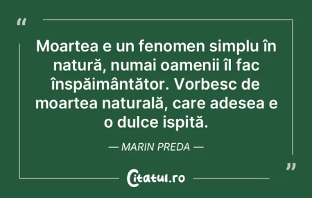 Moartea este un mod de a fi, pe care fii... Moartea este un mod de a fi, pe care fii...