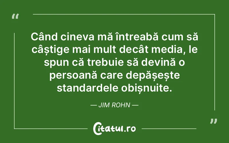 Citat Jim Rohn - citate oameni