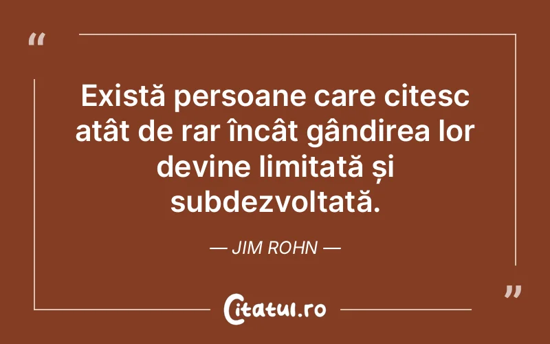 Citat Jim Rohn - citate oameni