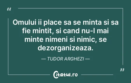 Mintea umana nu poate crea nimic. Nu poa...