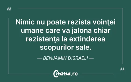 Nimic nu este aşa de liber ca gândul o...