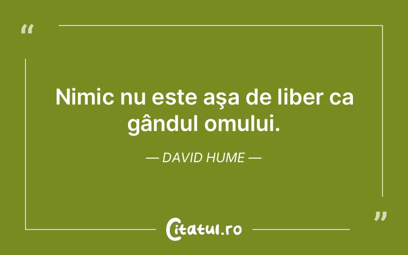 Citat David Hume - citate oameni
